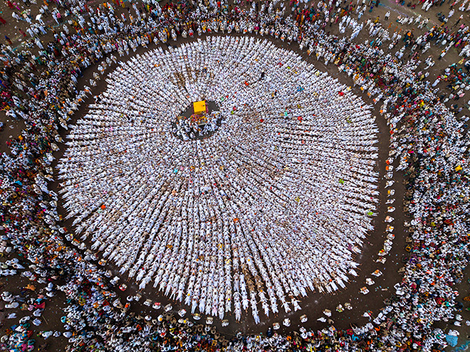Wari, Sanghamitra Sarkar, India / The 2nd International Aerial Photographer of the Year, 2nd Place 2026 International Aerial Photograph of the Year.