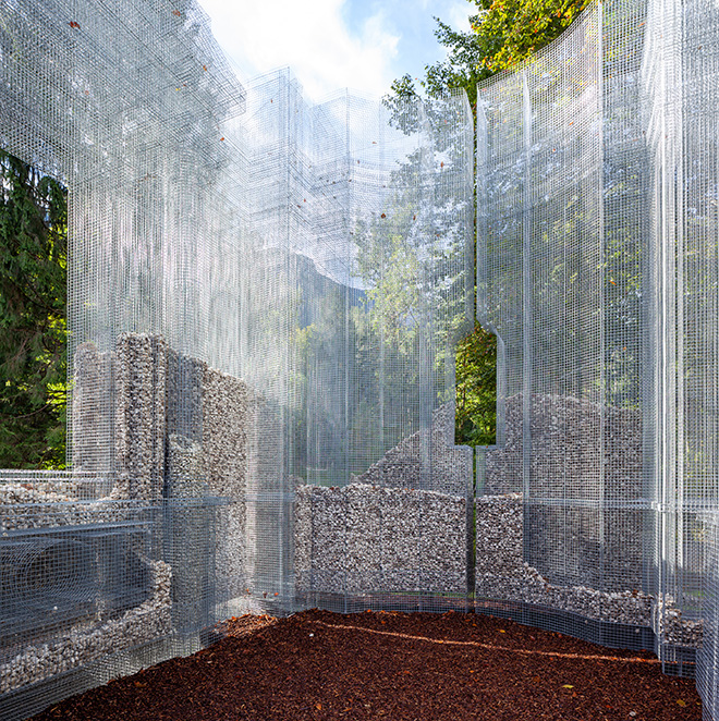 Arte Sella - Edoardo Tresoldi, Simbiosi, 2019. Photo credit: Giacomo Bianchi Arte Sella - Edoardo Tresoldi, Simbiosi, 2019. Photo credit: Giacomo Bianchi