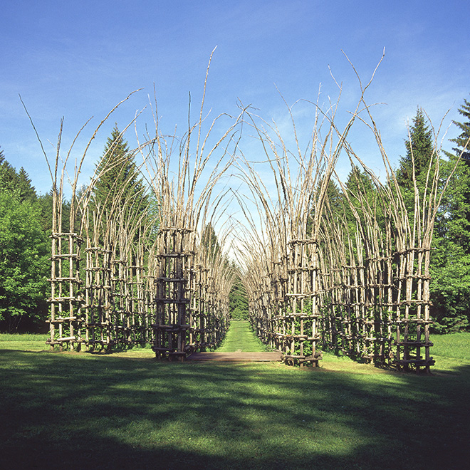 Arte Sella - Giuliano Mauri, Cattedrale Vegetale ,2001. Photo credit: Aldo Fedele Arte Sella - Giuliano Mauri, Cattedrale Vegetale ,2001. Photo credit: Aldo Fedele