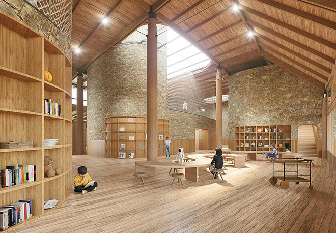 Greenterrace Kindergarten by Chen Yang and Liwei Guo, Yunnan, China.  Named Jury Winner in the 2026 Architizer A+Awards. Photo credit: Chen Yang, Liwei Guo