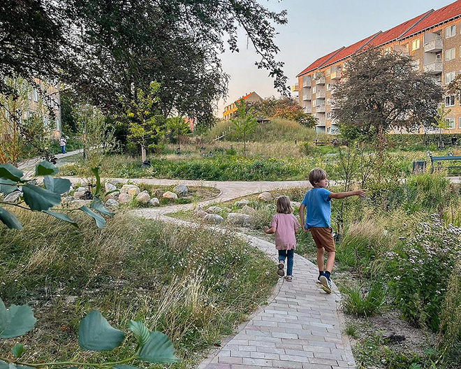 SLA – Grønningen-Bispeparken: il parco climatico di Copenhagen