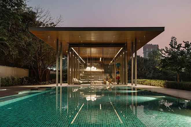andblack design studio - The Dip Pavilion, Ahmedabad, India. Photo credit: Ishita Sitwala