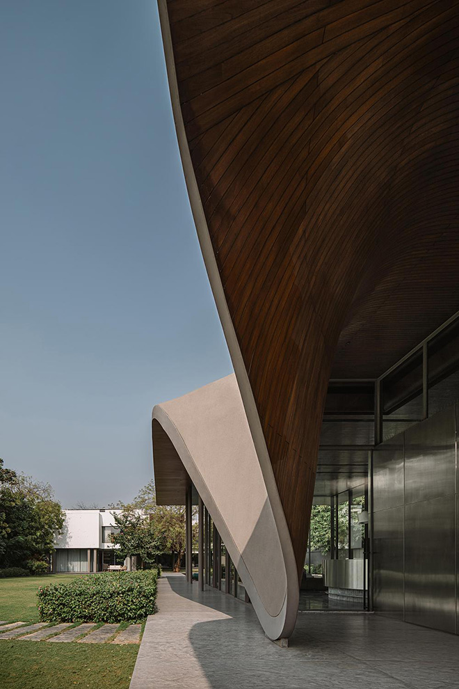 andblack design studio - The Dip Pavilion, Ahmedabad, India. Photo credit: Ishita Sitwala