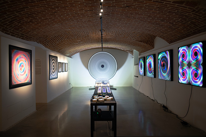 Antonio Barrese: Morfologie di Luce, Installation view, Fondazione Marcello Morandini, Varese. Courtesy: Fondazione Marcello Morandini