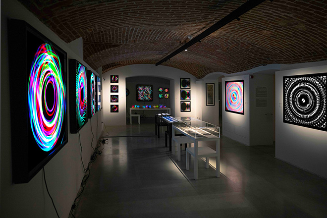 Antonio Barrese: Morfologie di Luce, Installation view, Fondazione Marcello Morandini, Varese. Courtesy: Fondazione Marcello Morandini