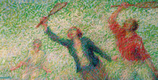 Giuseppe Cominetti, Il volano, 1914. Genova, Wolfsoniana - Palazzo Ducale Fondazione per la Cultura