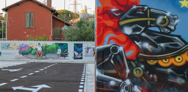 “Macchine Volanti”: otto artisti, otto opere, un racconto unico al Prologis PARKlife di Roma Tor Cervara