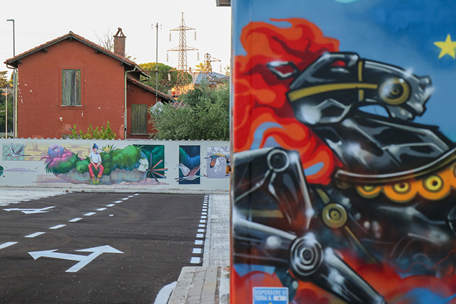 “Macchine Volanti”: otto artisti, otto opere, un racconto unico al Prologis PARKlife di Roma Tor Cervara
