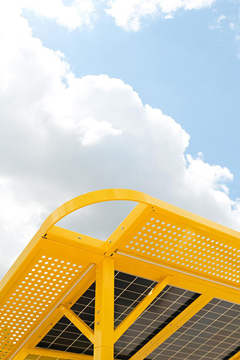 Aire Commune - Espace Solaire, Montreal’s Olympic Park. Photo credit: Constance de Driésen Aire Commune - Espace Solaire, Montreal’s Olympic Park. Photo credit: Constance de Driésen