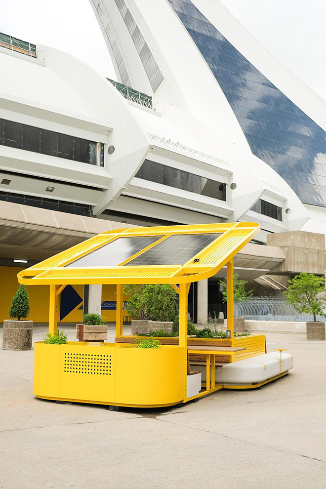 Aire Commune - Espace Solaire, Montreal’s Olympic Park. Photo credit: Constance de Driésen Aire Commune - Espace Solaire, Montreal’s Olympic Park. Photo credit: Constance de Driésen