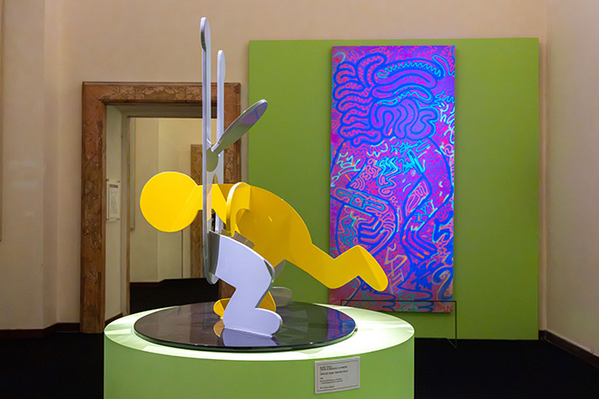 KEITH HARING - Installation view, Palazzo Braschi, Roma. Photo credit: Monkeys Video Lab