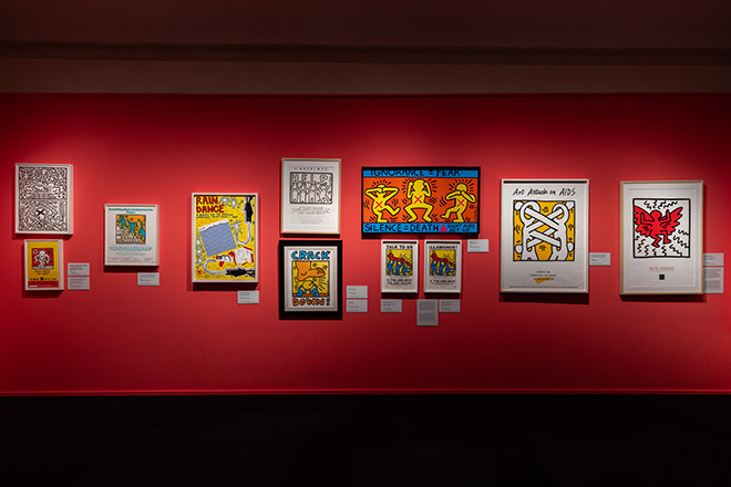 KEITH HARING - Installation view, Palazzo Braschi, Roma. Photo credit: Monkeys Video Lab