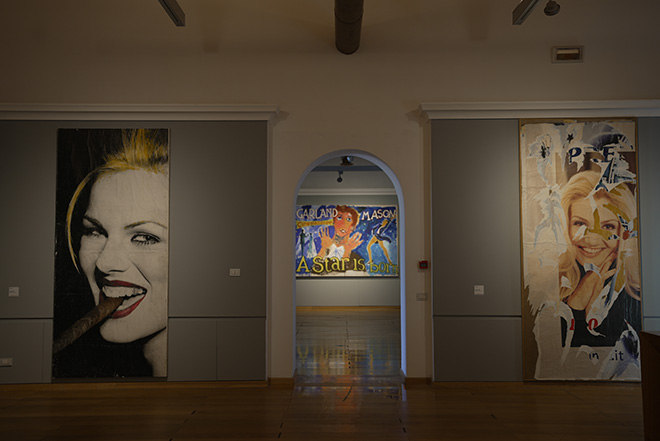 Installation view, Mimmo Rotella. MONUMENTALE. Photo courtesy: Alfredo Capellupo