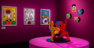 KEITH HARING - Installation view, Palazzo Braschi, Roma. Photo credit: Monkeys Video Lab