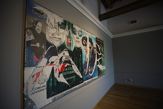 Installation view, Mimmo Rotella. MONUMENTALE. Photo courtesy: Alfredo Capellupo