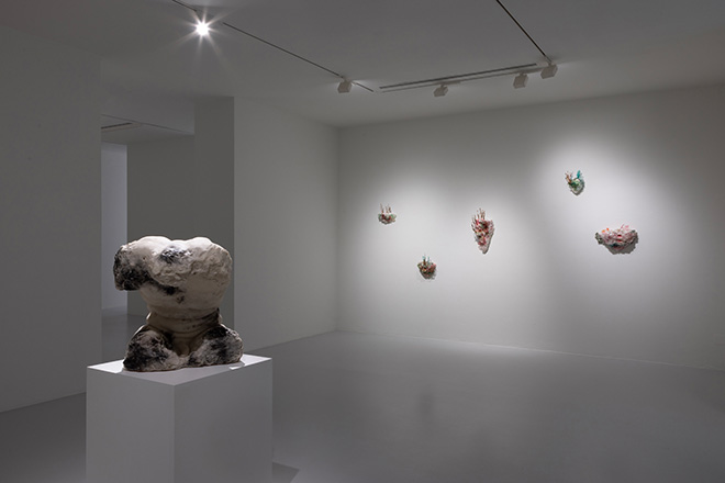 Nathalie Djurberg & Hans Berg - Song of the Sirens, 01.10. – 19.12.2026. Installation view Gió Marconi, Milan. Courtesy: the artist; Gió Marconi, Milan. Photo: Fabio Mantegna