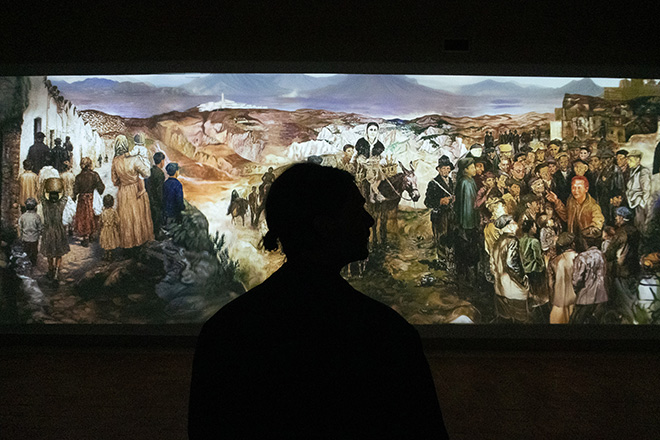 THE SEA IS CLOSER THAN YOU SEE - Arte contemporanea, intelligenza artificiale e cultura mediterranea a Matera. Foto opening Mostra. Courtesy: Fondazione Matera Basilicata 2019