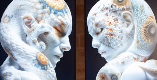THE SEA IS CLOSER THAN YOU SEE - Arte contemporanea, intelligenza artificiale e cultura mediterranea a Matera. Foto opening Mostra. Courtesy: Fondazione Matera Basilicata 2019