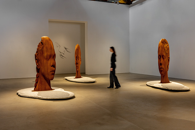 Jaume Plensa - Beyond Silence, GRAY, Chicago, installation view. Photo credit: Evan Jenkins Jaume Plensa - Beyond Silence, GRAY, Chicago, installation view. Photo credit: Evan Jenkins