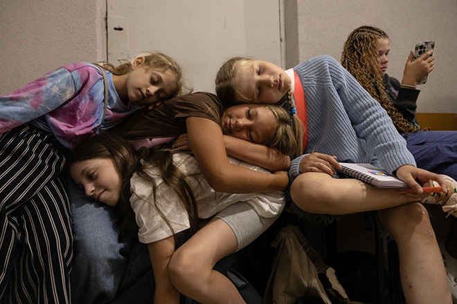 ©Paula Bronstein - School Days in Kyiv, Kyiv (Ukraine), 1st classified, Siena International Photo Awards 2026