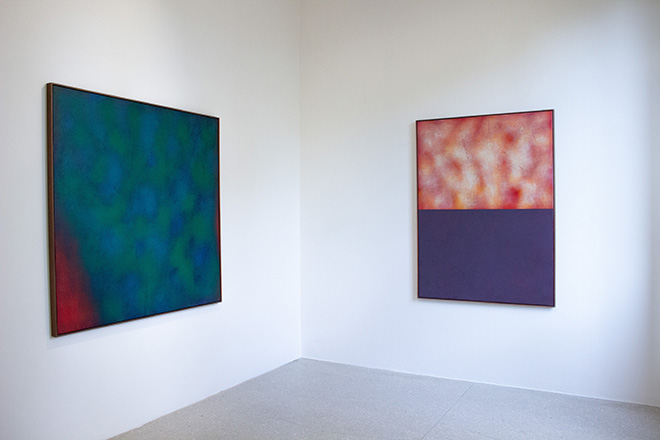 Veduta della mostra Claudio Verna. La luce è un luogo presso Villa delle Rose, Bologna  MAMbo - Museo d'Arte Moderna di Bologna| Settore Musei Civici | Comune di Bologna. Courtesy LABS Contemporary Art