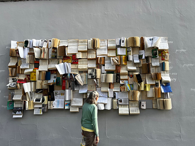 “Second life of books”: un’installazione e residenza di Opiemme per Urban Forms Foundation a Łódź