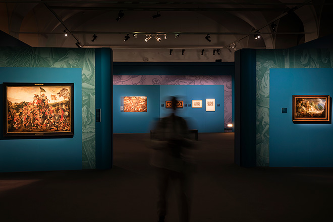 I BRUEGHEL - Le origini dei generi pittorici in Europa, installation view, Palazzo Reale. Photo credit: Sofia Brogi I BRUEGHEL - Le origini dei generi pittorici in Europa, installation view, Palazzo Reale. Photo credit: Sofia Brogi
