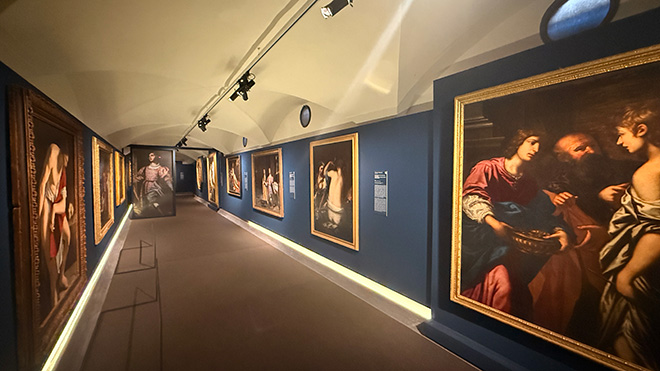 Artemisia Gentileschi a Firenze, installation view,  Museo degli Innocenti, Firenze