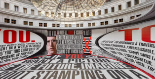View of the exhibition “The History of Tears” of Barbara Kruger, Bourse de Commerce – Pinault Collection, Paris, 2026. © Tadao Ando Architect & Associates, Niney et Marca Architectes, agence Pierre-Antoine Gatier. Courtesy of the artist, Sprüth Magers and David Zwirner. Photo: Nicolas Brasseur.