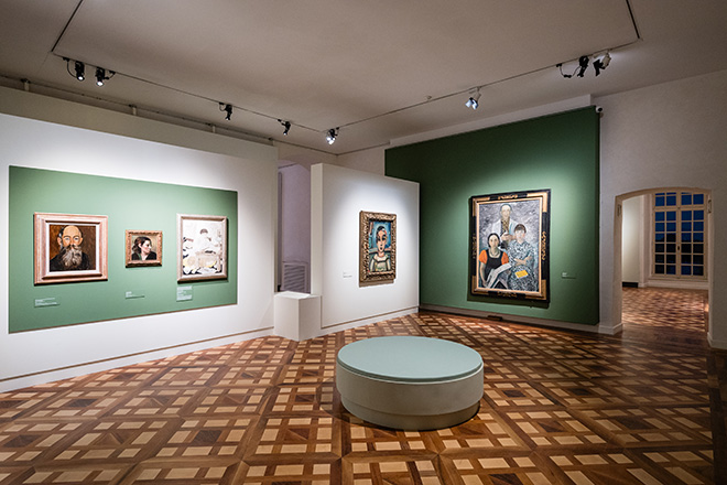 ATELIER DEI MODERNI - Matisse, Braque, Picasso, Bacon, installation view, Reggia di Venaria. Photo credit: Andrea Guermani