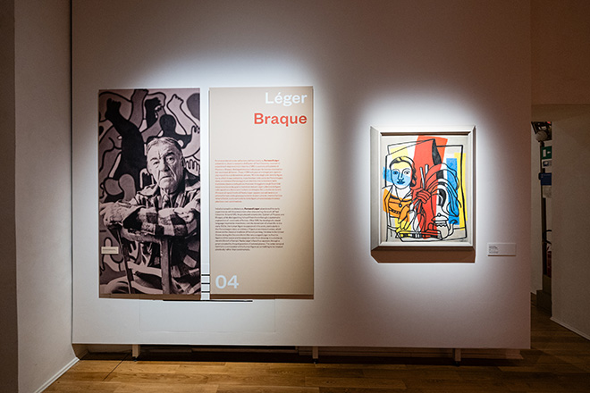 ATELIER DEI MODERNI - Matisse, Braque, Picasso, Bacon, installation view, Reggia di Venaria. Photo credit: Andrea Guermani